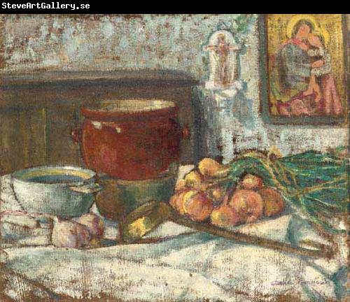 Emile Bernard Nature morte aux oignons